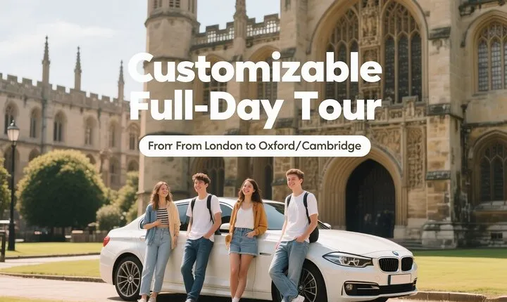 From London: Customizable Full-Day Tour to Oxford/Cambridge