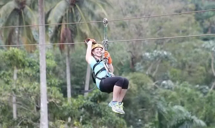Great Double Adventure Damajagua and Zipline from Puerto Plata