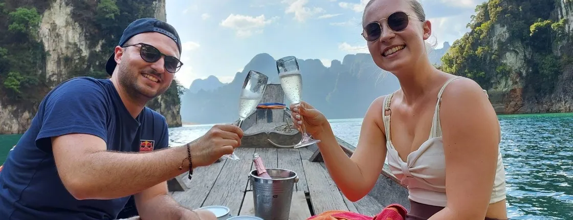 Cheow Lan Lake cruise and safari with food and drinks