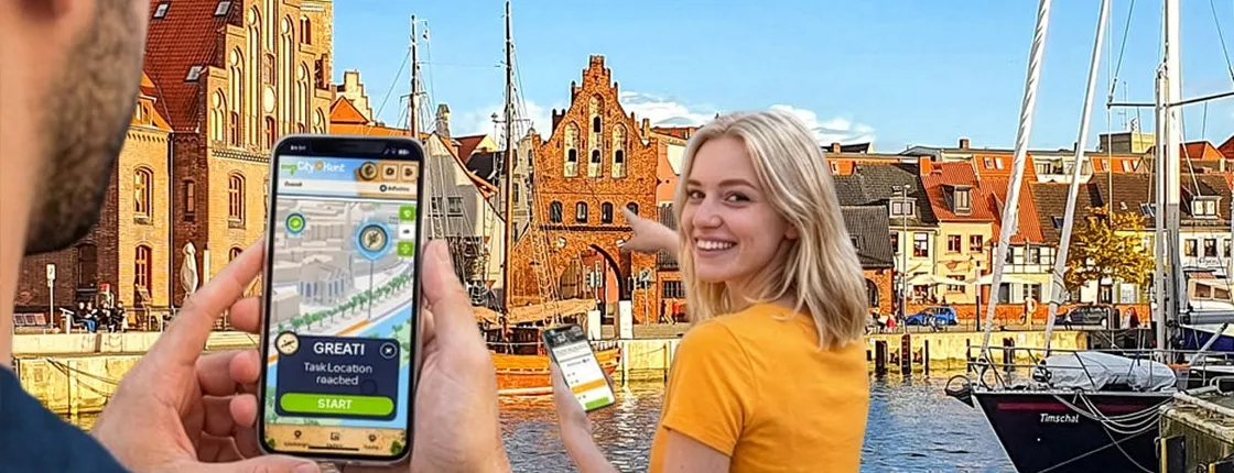 Self-guided digital scavenger hunt in Wismar