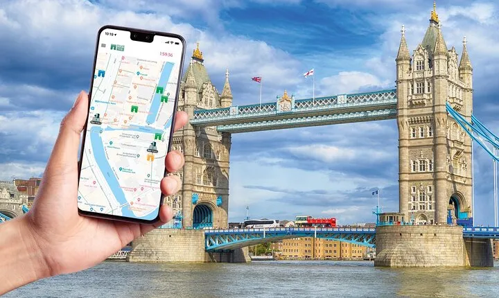 London Self Guided City App Game. Find the secret exit of London!