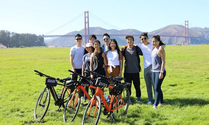 Golden Gate Bridge Bike Rentals with Optional Ferry Return