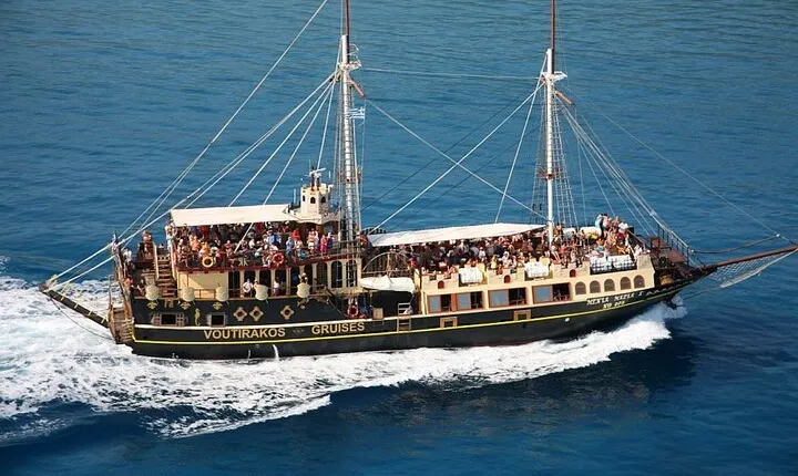 Zakynthos Full Day Pirate Ship Cruise with Swimming Stops