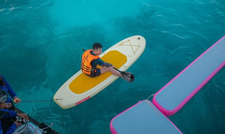 Lazy Phi Phi Highlights with Khai Island Waterslide from Khao Lak