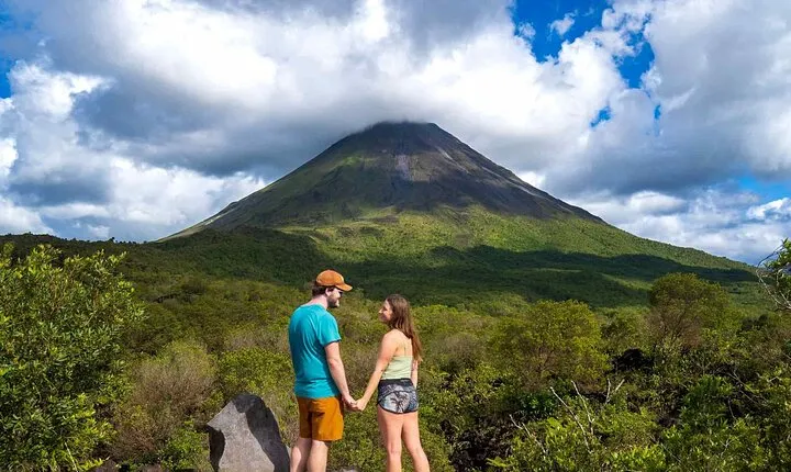 Private Arenal Highlights Hanging Bridges Waterfall and Volcano