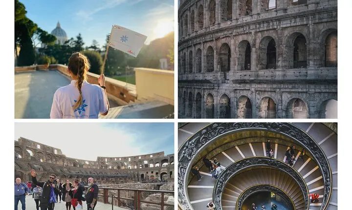 Two in One - Colosseum and Vatican Museums Group Tour