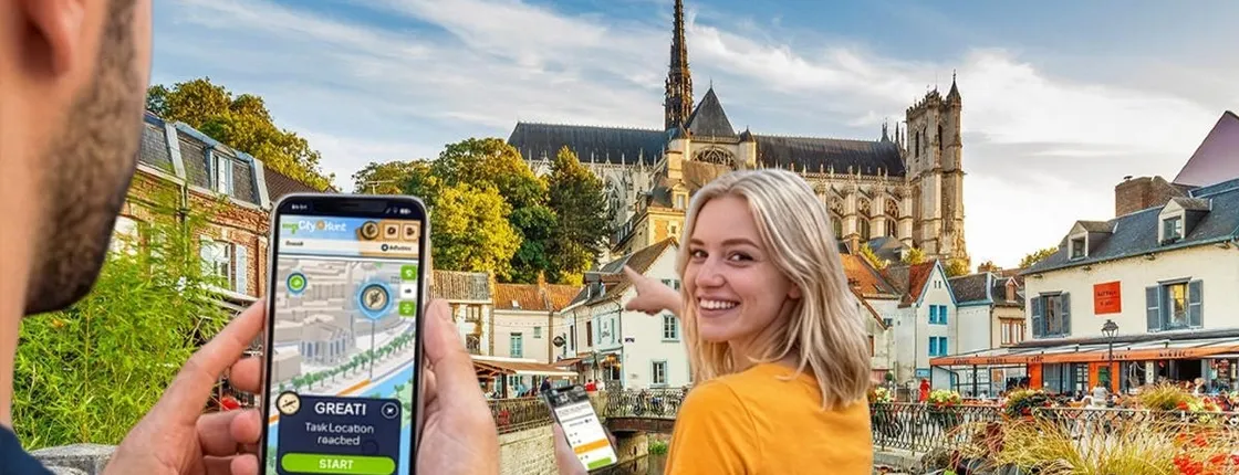 Self-guided digital scavenger hunt in Amiens