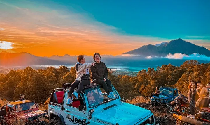 Mount Batur Sunrise By Private Jeep include Hot Spring