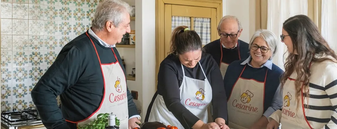 Cooking class and tasting at a Cesarina's home in Taormina