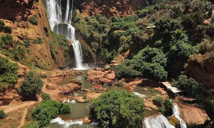 From Marrakech: Full-Day Tour to Ouzoud Waterfalls with Boat Trip