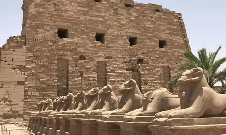 Luxor and Karnak temple from Luxor 