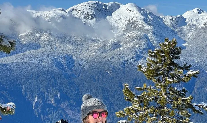 Snowshoeing at The Top of The Sea to Sky Gondola