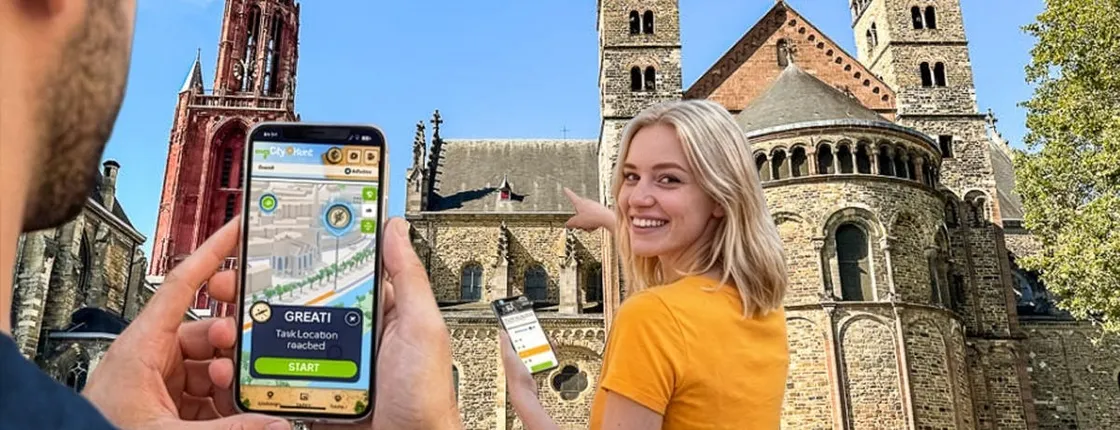 Self-guided digital scavenger hunt in Maastricht