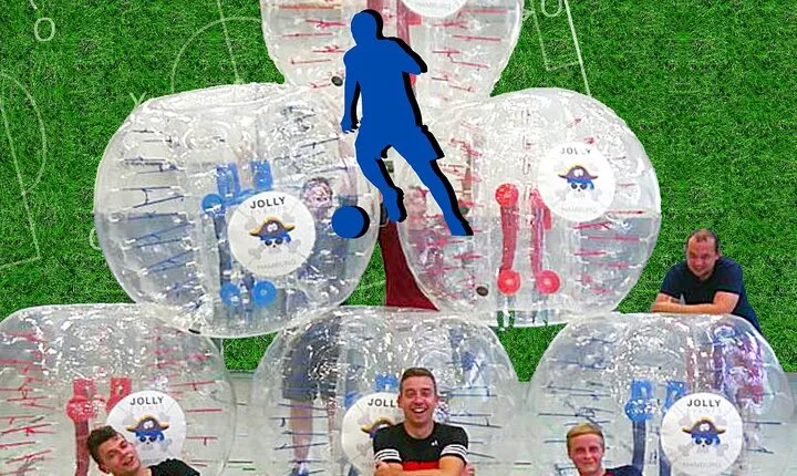 Bubble soccer with fun guarantee and drinks (beer / sparkling wine)