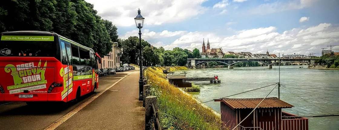Basel 2-hour city tour by bus