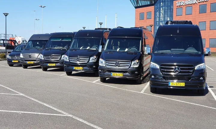 1-15 pers private minibus rental / hire in Amsterdam with driver