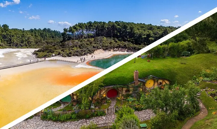 Hobbiton & Rotorua including Wai-O-Tapu - Small Group Tour from Auckland