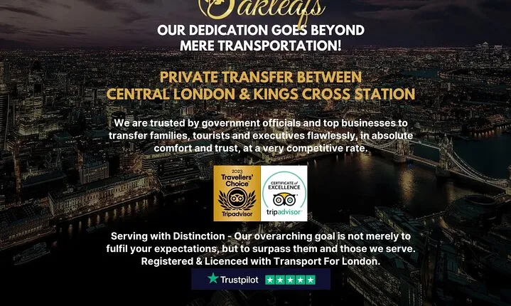 Kings Cross Station – Chauffeur/ Taxi - To & From Central London