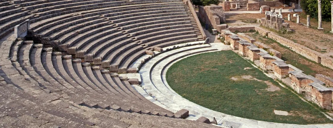 Ostia Antica Archeological Area Entry Ticket with Golf Cart Experience