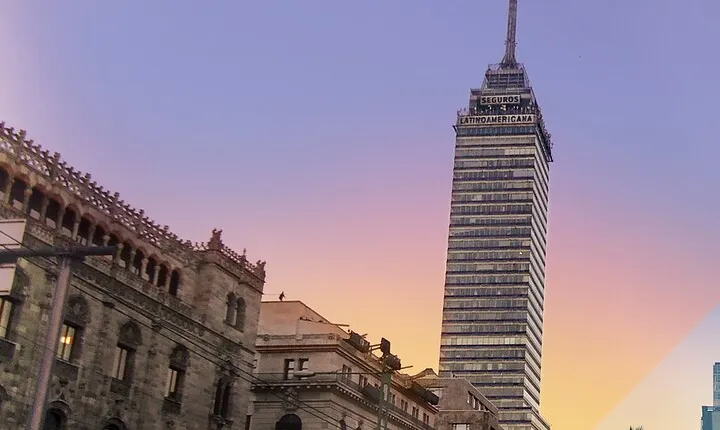 Viewpoint Torre Latino Panoramic view of Mexico City