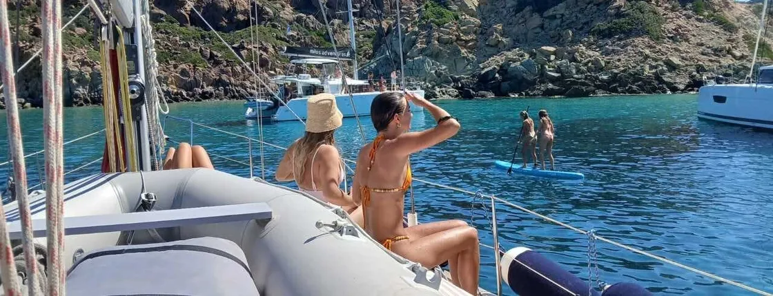 Morning half-day private yacht cruise in Milos