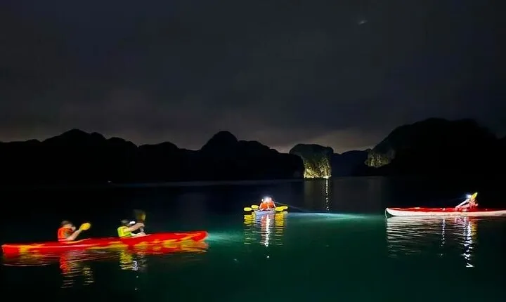 Lan Ha Bay Adventure: Sunset, Plankton Bioluminescent Night Kayak