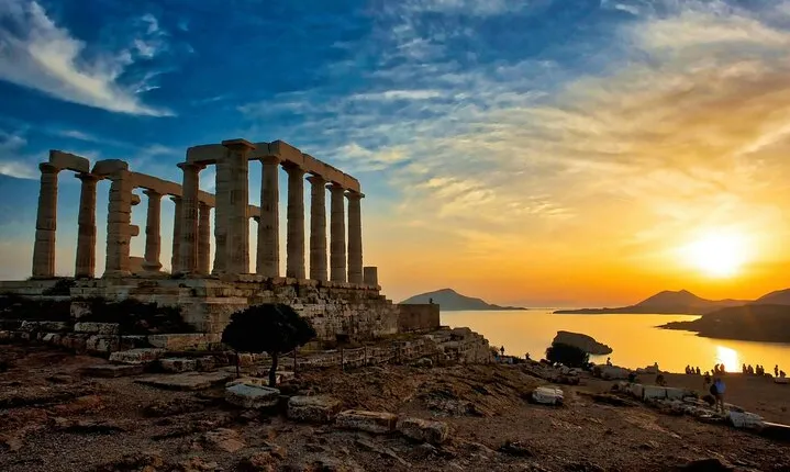 Cape Sounion and Temple of Poseidon Sunset Tour English Spanish