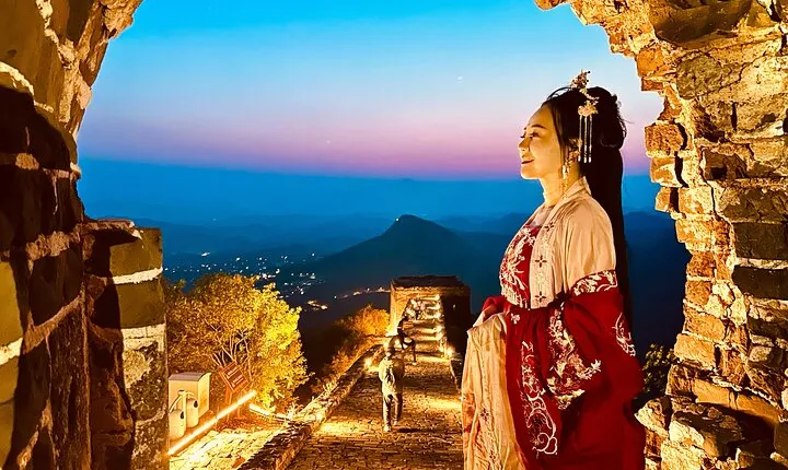 Moonlit Reflections: Beijing Water Town & Great Wall Night Tour