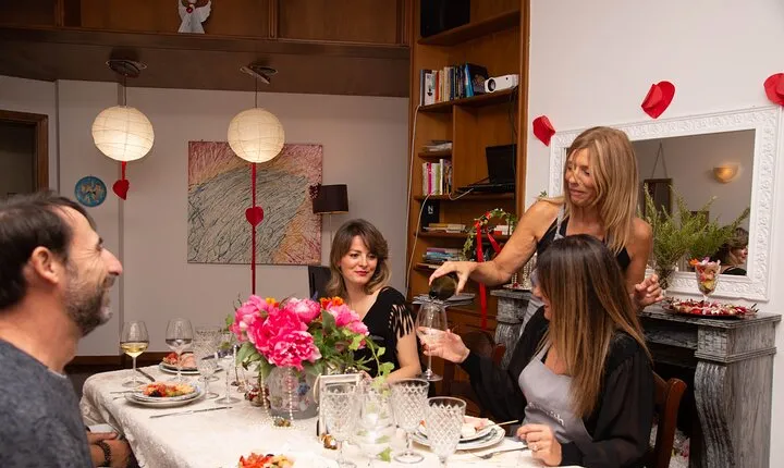 Traditional Roman Dinner made with Nonna's Recipes