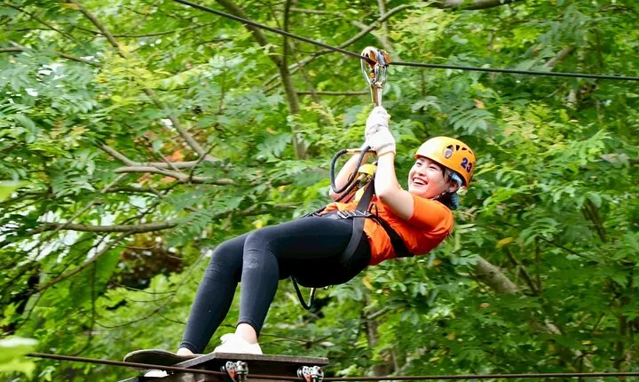 Chiang Mai Zipline High Rope Experience at Phoenix Adventure Park