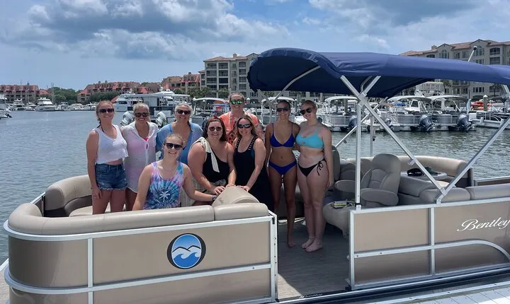 Hilton Head Luxury Pontoon Rental for 2 to 8 hours