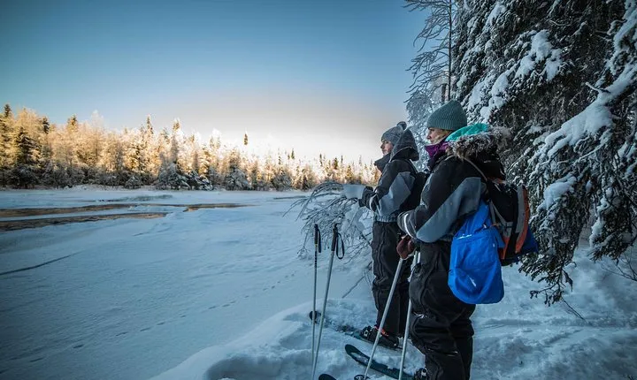 Backcountry skiing adventure