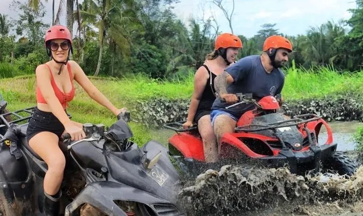 Bali Quad Bike Adventure - Monkey Forest- and Waterfall