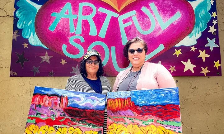 Magic on Canvas Painting Class at Artful Soul Santa Fe