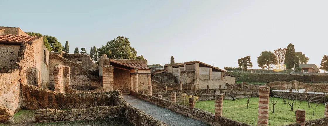 Herculaneum archaeological site access with audio guide
