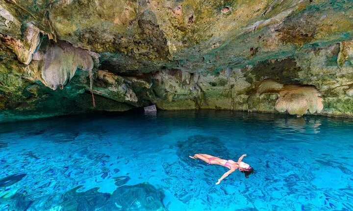 Cenotes Dos ojos ( snorkel underground rivers)