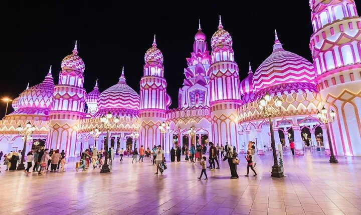 Global Village tour with Private transfers