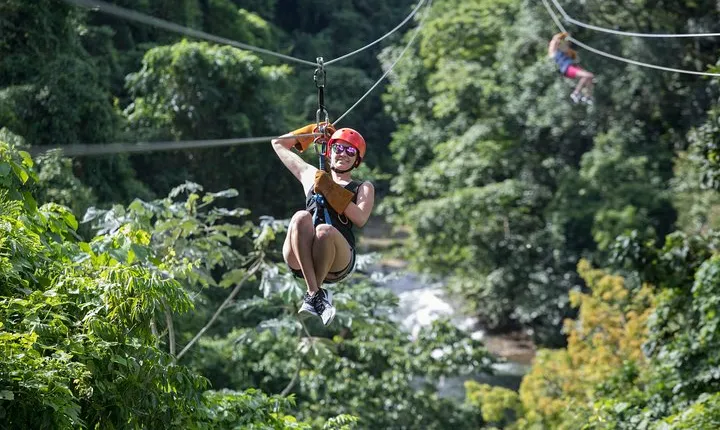 Dual Zipline Side-by-Side Adventure in Punta Cana