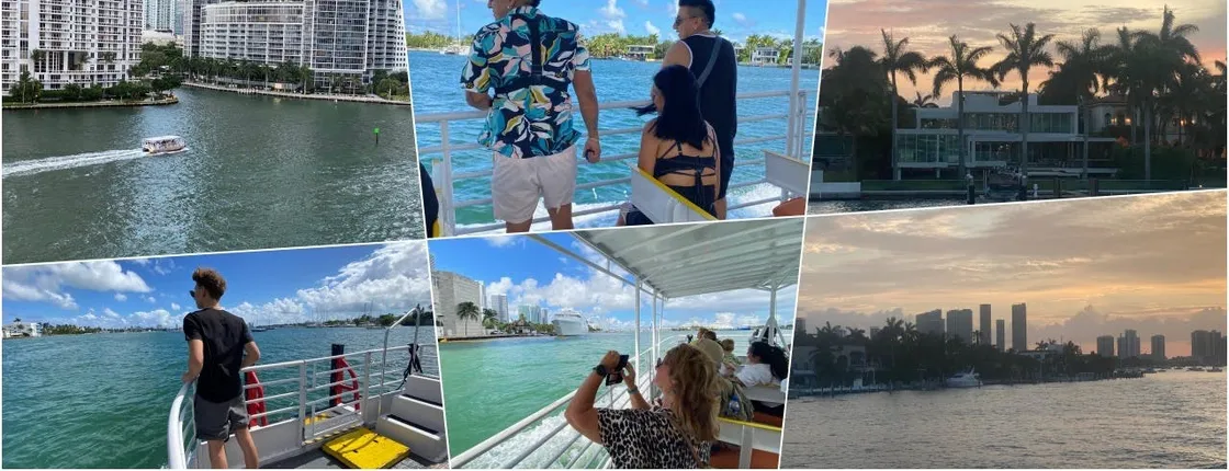 Miami full-day sightseeing bus tour with 90-minute cruise and Everglades airboat