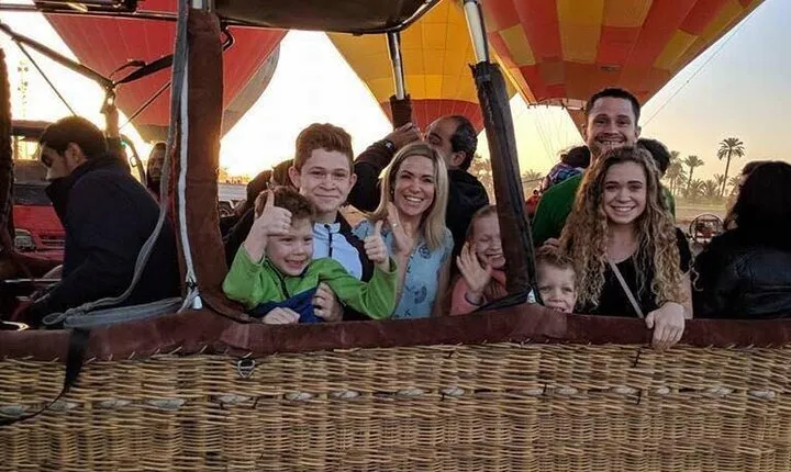 Enjoy The over night by flight from Cairo to luxor with hot air balloon