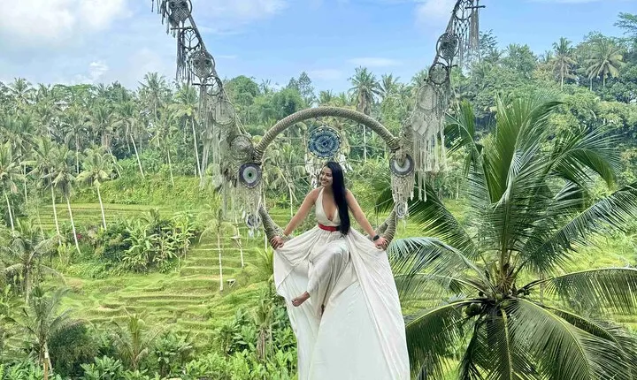 Bali: Ubud Zipline, Swing, Sky Bike in a Private Rice Terrace