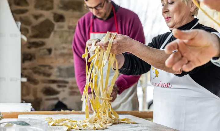 Authentic Tuscan Cooking Class & Winery Tour in San Gimignano
