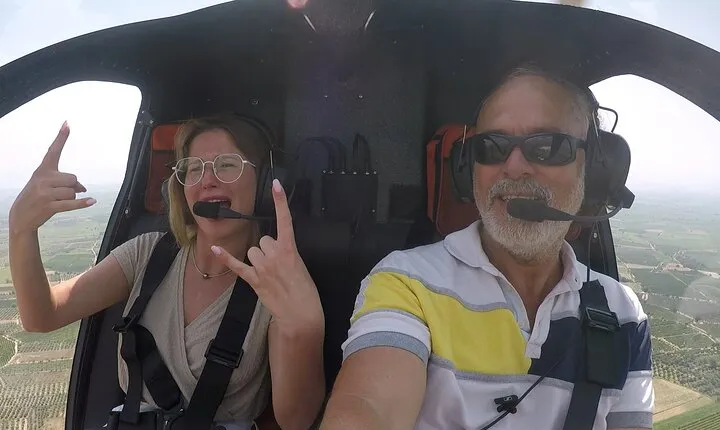 Gyrocopter over Pamukkale Travertines & Laodicea