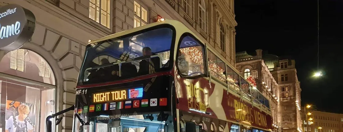 Big Bus Vienna panoramic city night tour