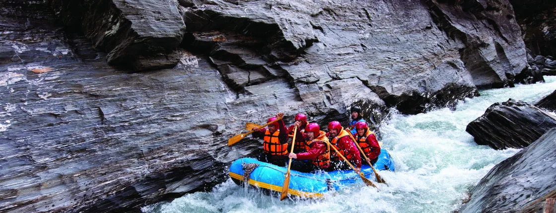 Shotover River whitewater rafting