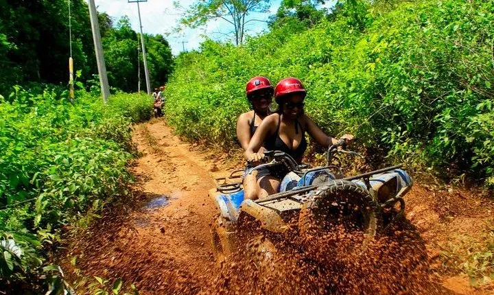 Cancun Best ATV Tour, Ziplines and Cenote Swim with Lunch