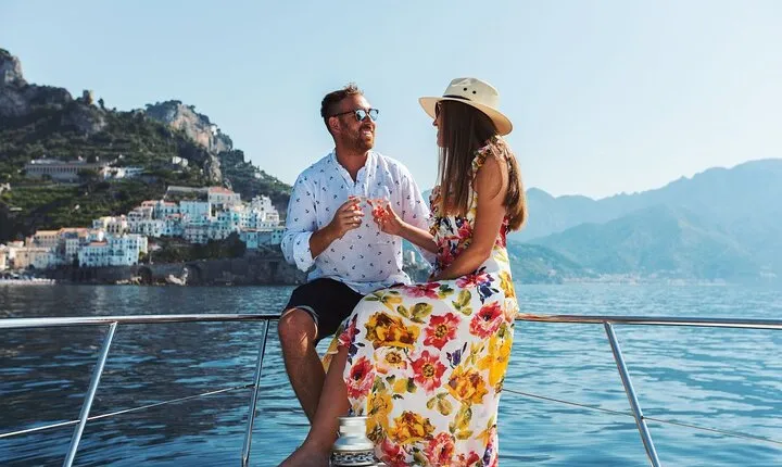 Private Full-Day Guided Boat Tour at the Amalfi Coast