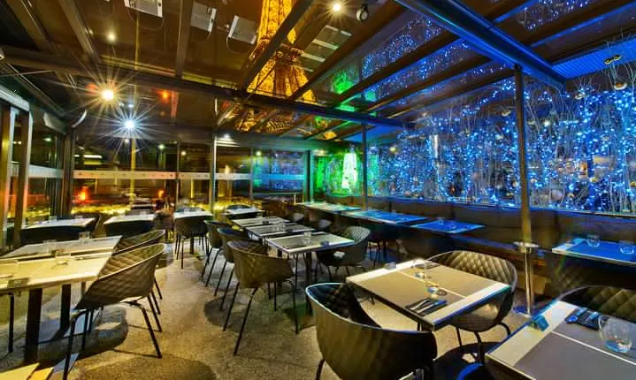 Seine River Sightseeing Cruise and Dinner at Le Bistro Parisien
