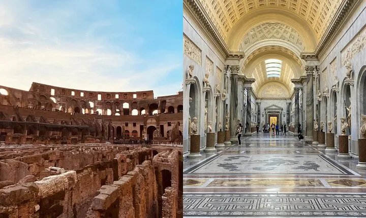 Rome: Colosseum and Vatican Museums Combo Guided Tour