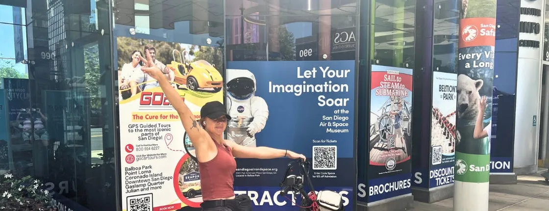 2-hour Balboa and Downtown San Diego electric scooter tour
